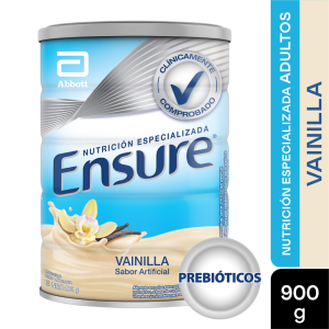 Ensure Prebióticos Polvo Sabor Vainilla Lata X 900 G - Ensure