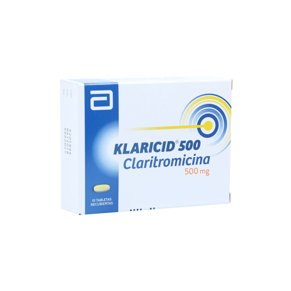 Klaricid Ud 500 Mg Caja X 10 Tabletas De Liberacion Modificada (192648) - Klaricid