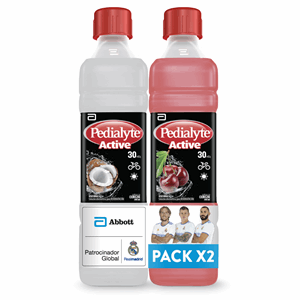 Pedialyte Active 30 Meq Duo Con Zinc Coco Cereza 2 Frascos X 500 Ml (precio Especial) - Pedialyte