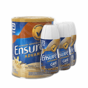 Ensure Advance Sabor Vainilla Lata X 850 G (gratis 3 Ensure Advance Liquido Sabor Cafe X 220 Ml) - Ensure 