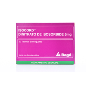 Isocord  5 Mg X 20 Tabletas - Isocord