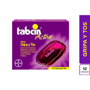 Tabcin Active X 12 Capsulas Gel - Tabcin