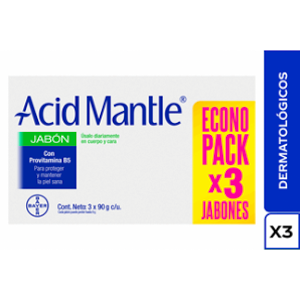 Jabón Acid Mantle Tripack X 90 G  - Acid Mantle