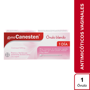 Gynocanesten 500 Mg Caja X 1 Ovulo Blando - Gynocanesten