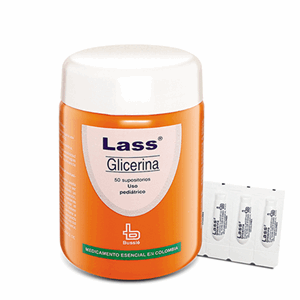 Lass Glicerina Pediatrico 1,365 Gr Pote X 50 Supositorios - Sin Asignar