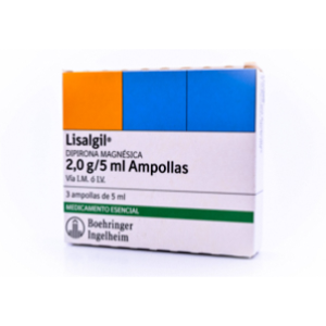 Lisalgil Boehringer Caja X 3 Ampollas  5 Ml - Lisalgil