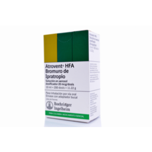 Atrovent Hfa 20 Mcg Soluc Aerosol X 10 Ml - Atrovent