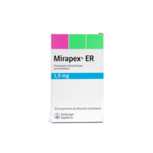 Mirapex Er 1.5 Mg X 30 Comprimidos. - Mirapex