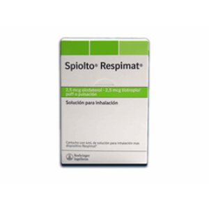 Spiolto Respimat 2.5/2.5 Mcg Caja X 1 Cartucho 4 Ml + Inhalador - Spiolto