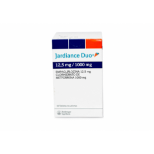 Jardiance Duo 12.5 Mg / 1000 Mg Caja X 60 Tabletas Recubiertas - Jardiance Duo