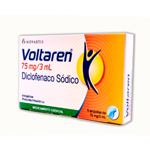 Voltaren 75mg Caja X 5 Ampollas - Voltaren