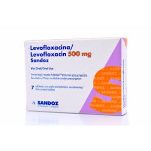 Levofloxacina Sandoz 500 Mg X 7 Tabletas - Sandoz