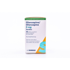 Olanzapina Sandoz 5 Mg X 20 Tabletas - Olanzapina