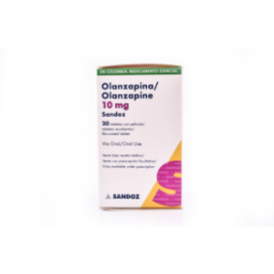 Olanzapina Sandoz 10 Mg Caja X 20 Tabletas - Sandoz