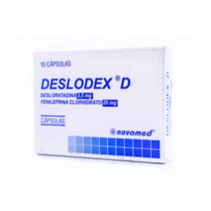 Deslodex D 2.5 / 20 Mg Caja X 10 Capsulas - Deslodex