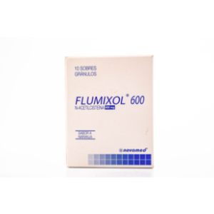 Flumixol 600 Mg Sabor Naranja Caja X 10 Sobres - Flumixol