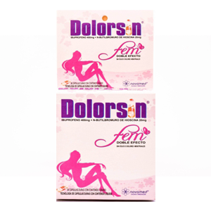 Dolorsin Fem 400 Mg / 20 Mg Caja X 36 Capsulas - Dolorsin