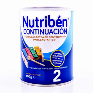 Nutriben Continuacion Formula Infantil Lata X 400 G - Nutriben