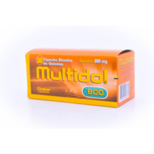 Multidol 800 Mg X 30 Capsulas Blandas De Gelatina - Multidol