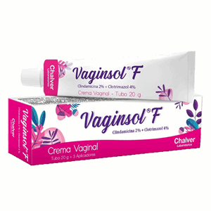 Vaginsol F 2/4% Crema Vaginal Tubo X 20 G + 3 Aplicadores - Vaginsol