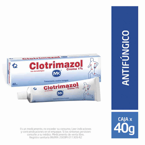 Clotrimazol M-k 1% Crema X 40 Gr - Clotrimazol  Mk