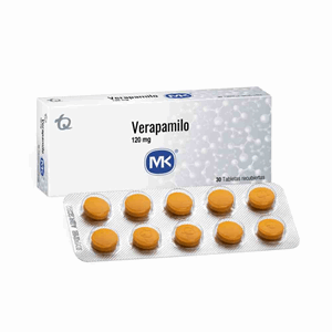 Verapamilo Mk 120 Mg Caja X 30 Tabletas Recubiertas - Mk