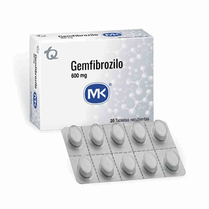 Gemfibrozilo Mk 600 Mg Caja X 20 Tabletas - Mk