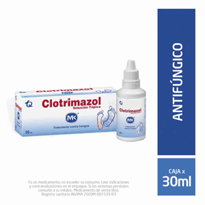 Clotrimazol M-k Solucion X 30 Ml - Clotrimazol  Mk