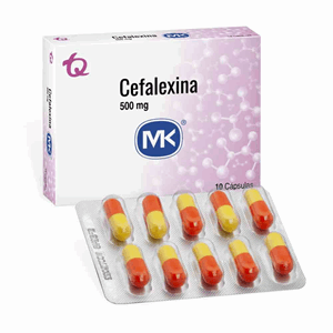 Cefalexina Mk 500 Mg Caja X 10 Capsulas - Cefalexina  Mk