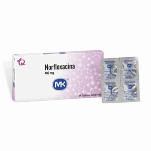 Norfloxacina Mk 400 Mg X 14 Tabletas - Mk