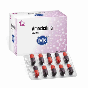 Amoxicilina Mk 500 Mg Caja X 60 Capsulas - Amoxicilina  Mk