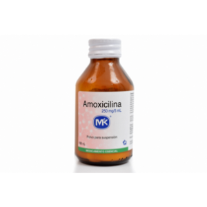 Amoxicilina Mk 250 Mg / 5 Ml Suspension Frasco X 100 Ml - Mk