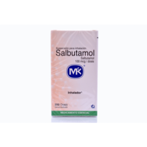 Salbutamol Mk Inhalador X 200 Dosis - Mk