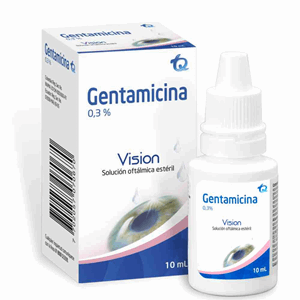 Gentamicina Mk Solucion Oftalmica 0.3% X 10 Ml - Mk