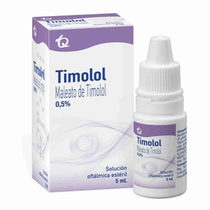 Timolol Mk 0.5% Solucion Oftalmica Frasco X 5 Ml - Mk