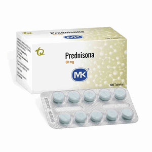 Prednisona Mk 50 Mg Caja X 100 Tabletas - Mk