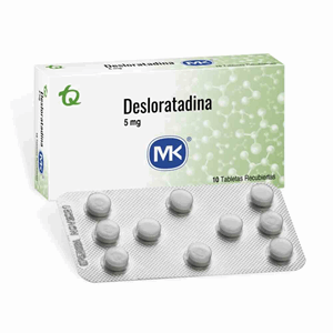 Desloratadina 5 Mg Caja X 10 Tabletas - Mk