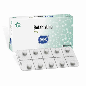 Betahistina Mk 8 Mg Caja X 20 Tabletas - Mk