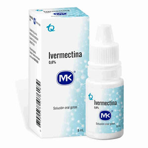 Ivermectina Gotas Mk 0.6% Frasco X 5 Ml - Mk