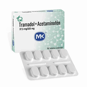 Tramadol+acetaminofen Mk 37.5/325 Mg X 10 Tabletas - Tramadol  Mk