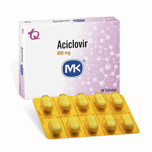 Aciclovir Mk 800 Mg Caja X 10 Tabletas. - Mk