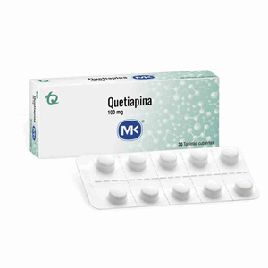 Quetiapina Mk 100 Mg Caja X 30 Tabletas Cubiertas - Mk