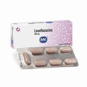 Levofloxacina Mk 500 Mg Caja X 7 Tabletas Cubiertas - Levofloxacina  Mk