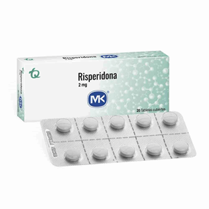 Risperidona Mk 2 Mg Caja X 20 Tabletas Cubiertas - Risperidona  Mk