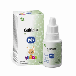 Cetirizina 1% Gotas Orales Frasco X 15 Ml - Mk