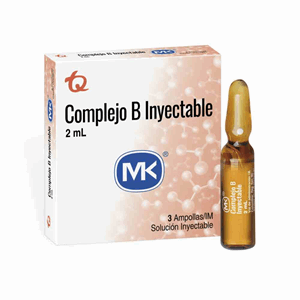 Complejo B Mk Inyec X 3 Ampollas I.m. De 2 Ml (191968) - Complejo  B  Mk