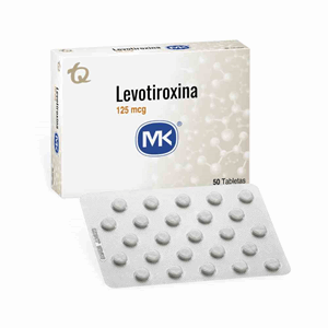 Levotiroxina Mk 125 Mcg Caja X 50 Tabletas - Mk