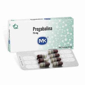 Pregabalina Mk 75 Mg Caja X 14 Capsulas - Mk