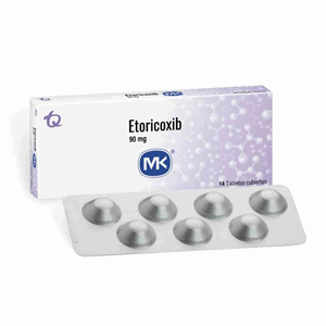 Etoricoxib Mk 90 Mg Caja X 14 Tabletas Cubiertas - Mk