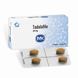 Tadalafilo Mk 20 Mg X 4 Tabletas Cubiertas - Mk